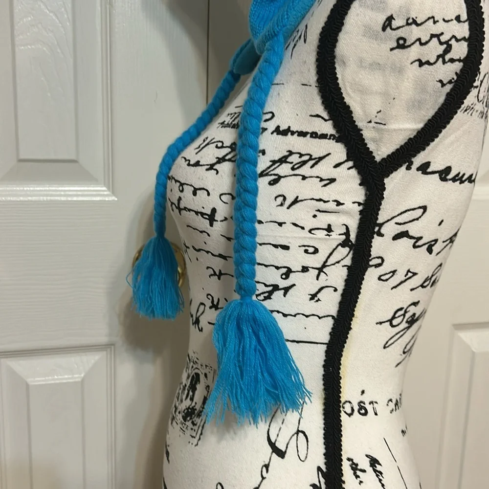 Smurf Winter Knit Fleece Hat